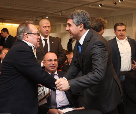 Георги Мамалев и президентът Росен Плевнелиев.