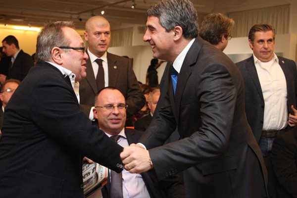 Георги Мамалев и президентът Росен Плевнелиев.