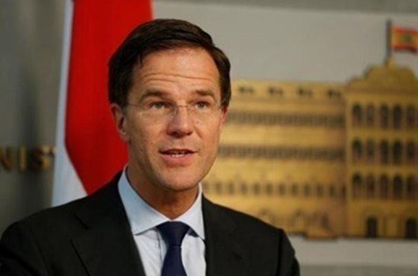 Холандският премиер Марк Рюте СНИМКА: Ройтерс