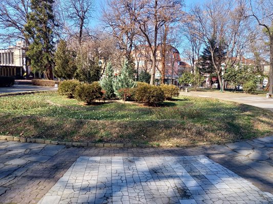Кръгът от цветя в центъра на Дондуковата градина ще се превърне във водна атракция.
