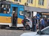 Трамвай блъсна кола в София