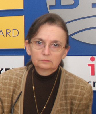 Д-р Мими Виткова, председател на УС на Асоциацията на лицензираните дружества за доброволно здравно осигуряване и бивш министър на здравеопазването