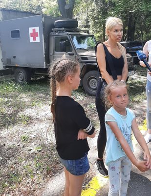 35-годишната Ксения от Николаев се оплаква, че няма подходяща храна за най-малките деца.