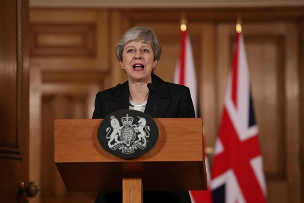 Британската министър-председателка Тереза Мей СНИМКА: Ройтерс