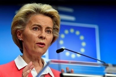 The president of the EC, Ursula von der Leyen PHOTO: Reuters