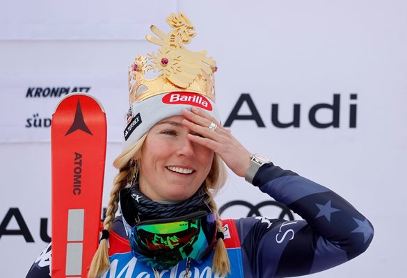 Микаела Шифрин стартира отново в Кронплац, където вчера стана рекордьорка по победите в световната купа на алпийските ски.