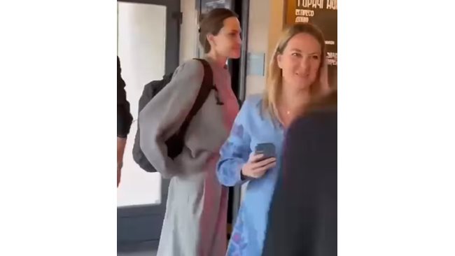 Angelina Jolie surprisingly appeared in Ukraine (Video)