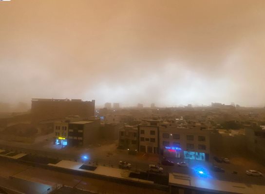 Пясъчна буря в Ирак
Снимка: Туитър профил на Шиван Фазил
