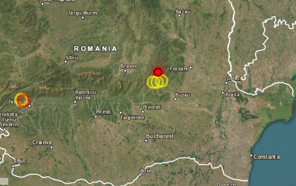 Земетресение разлюля Румъния в сеизмичната зона Вранча