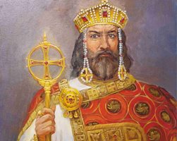 Цар Симеон Велики. Картина на Марина Варенцова-Русева