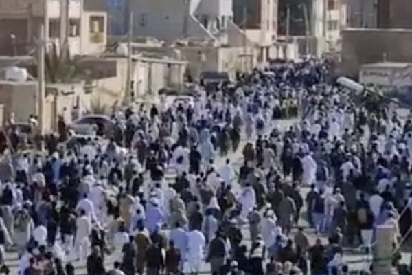 Протест в Иран, провел се на 17 февруари. СНИМКА: РОЙТЕРС