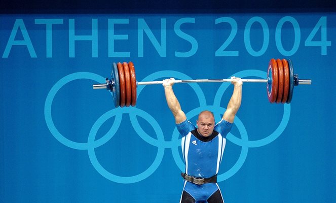 Милен Добрев (кат. до 94 кг)  - златен медалист от Олимпийските игри в Атина, 2004 г. (снимка: Imago)