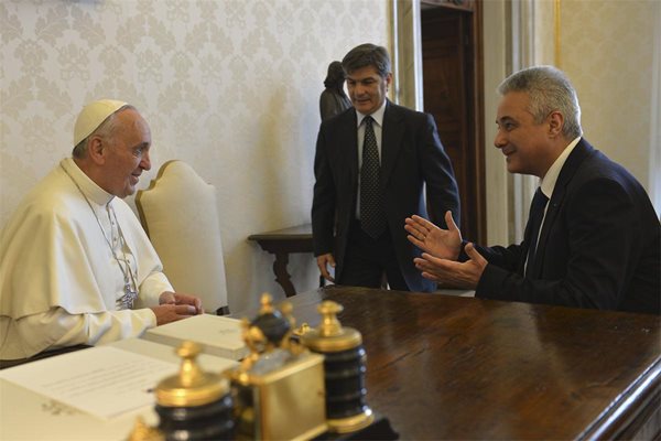 Райков след среща на 4 очи с папата: Светите братя са нашият принос за Европа
