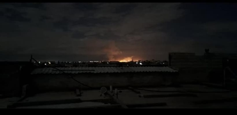 Израелски въздушен удар е нанесъл щети по международното летище в Алепо рано тази сутрин и го е извадил от строя СНИМКА: Туитър/zarrar_11PSF