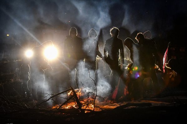 Кадър на бежанци от Афганистан е сред любимите на Георги Палейков.
СНИМКА: ГЕОРГИ ПАЛЕЙКОВ