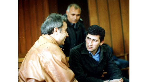 Черньо Чернев по време на първото съдебно дело срещу него