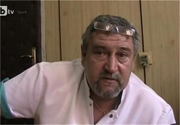 Д-р Милан Първанов, анестезиолог в гоцеделчевската болница. 
Снимка bTV