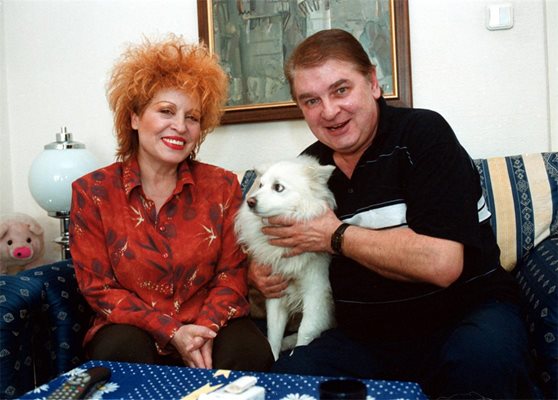 Боян Иванов със съпругата си джаз певицата Светла Гостева