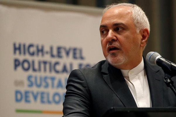 Иранският външен министър Мохамад Джавад Зариф СНИМКА: Ройтерс