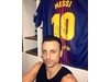 Бербатов гледа "Барселона" - "Челси" в "компанията" на Лео Меси