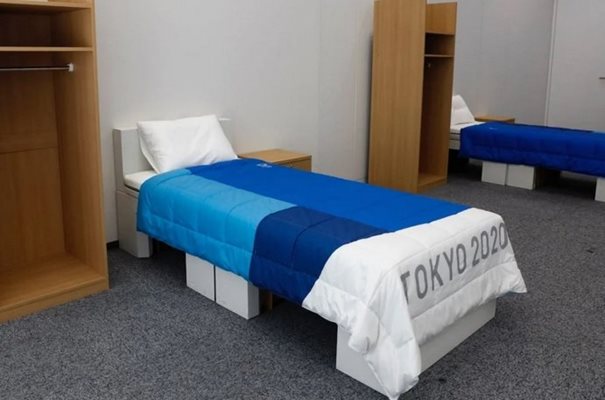 Картонените легла за участниците в олимпиадата в Токио 
