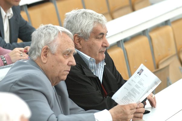 Иван Вуцов на защитата на докторската дисертация на Пламен Марков през 2008 г. СНИМКА: Андрей Михайлов