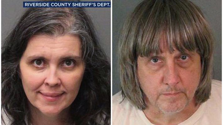 49-годишната Луис Ана Търпин и 57-годишният й съпруг Дейвид Алън Търпин са арестувани, след като една от дъщерите им успяла да избяга