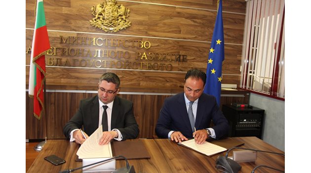 Николай Нанков и Сам Мизрахи подписаха споразумение за евентуално строителство на магистрали.