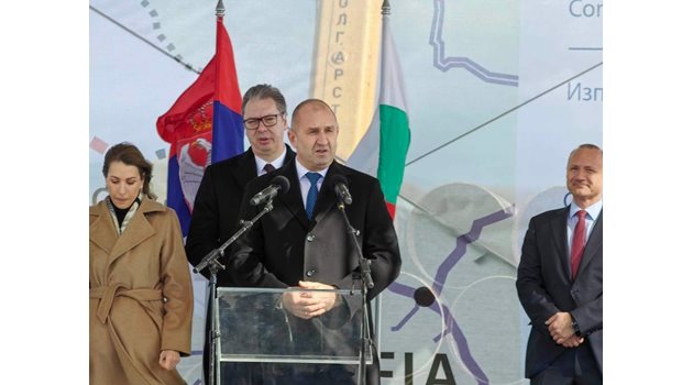 президентът Румен Радев и президентът на Сърбия Александър Вучич
Снимка: Румяна Тонева