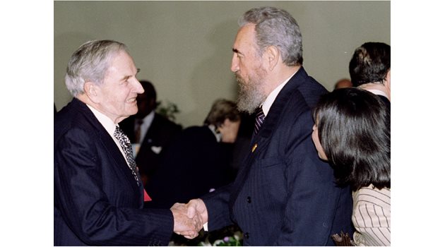 С Фидел Кастро