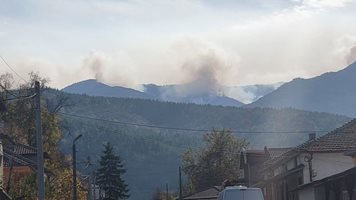 1 000 декара в България и 10 000 в Гърция са обхванати от пожара на граница (Видео)