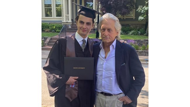 The son of Michael Douglas and Catherine Zeta-Jones – Dylan graduated from university