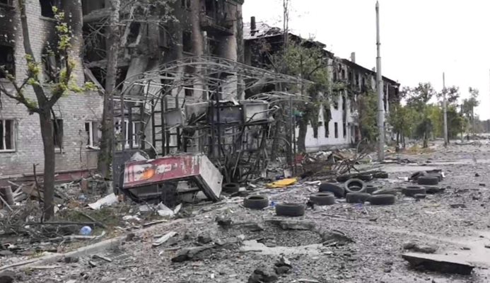 Разрушени сгради в Украйна. СНИМКА: ФЕЙСБУК
