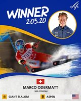 Норвежец подари победата на Одермат в Аспен, Марко вече е с 2 победи от Стенмарк