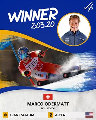 Норвежец подари победата на Одермат в Аспен, Марко вече е на 2 победи от Стенмарк