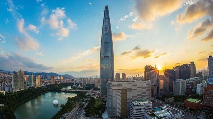 Поглед към столицата на Южна Корея Сеул.