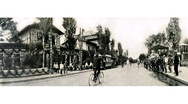Китно Княжево по времето, когато там е била Школата за запасни офицери през 1912г.