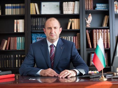 President Rumen Radev harshly criticized the government, but did not make specific proposals for measures to address the coronary crisis.  PHOTO: HEAD OF STATE WEBSITE