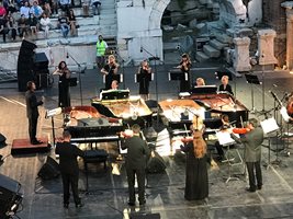 Концертът на 4-те рояла в Античния театър в Пловдив