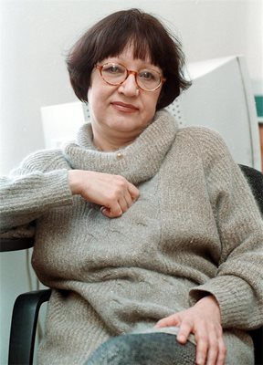 Една от музите - поетесата Миряна Башева