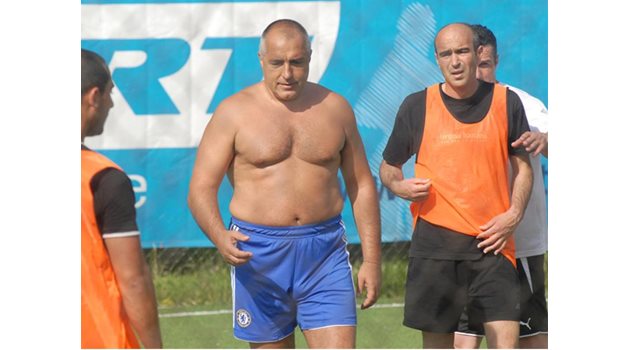 СБЛЪСЪК: Бойко Борисов и Вучката често влизат в сблъсък на футболния терен преди скандала със СРС-тата.
