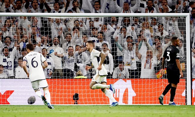 "Реал" спечели и 5-ия си мач в групата. Снимка: Ройтерс