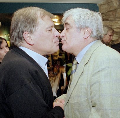 Иван Славков и Иван Вуцов през 2003 г. СНИМКА: Ивайло Дончев
