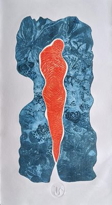 Картина от изложбата "Съпротивление" на Цветелина Спиридонова
СНИМКА: Галерия "Нюанс"