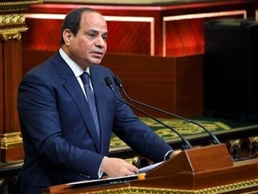 Президентът на Египет Абдел Фатах ас Сиси СНИМКА: Ройтерс