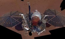 Преди да "умре", InSight улови на Марс жесток удар на метеорит