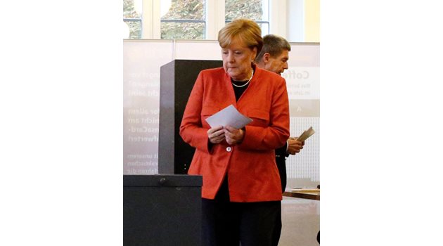 Меркел за пореден път спечели изборите. Снимка РОЙТЕРС