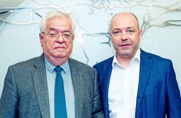 Проф. д-р Стефан Габровски и синът му проф. д-р Николай Габровски