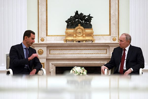 Башар Асад и Владимир Путин
Снимка: Ройтерс