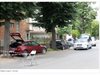 Взривиха кола в Димитровград (снимки)